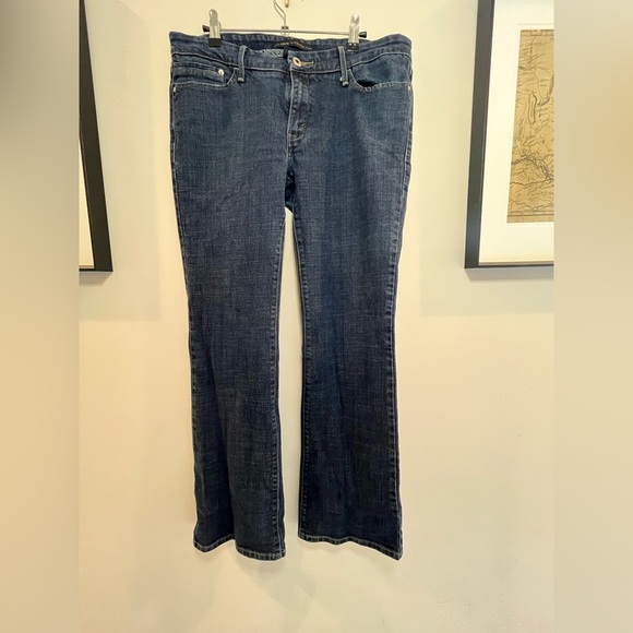 Levi's Dark Blue 547 Platinum Flare Jeans - Picture 1 of 5